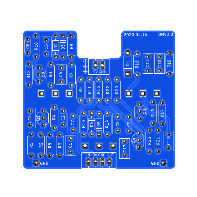 PCB Pedal Big Muffin (Big Muff Pi)